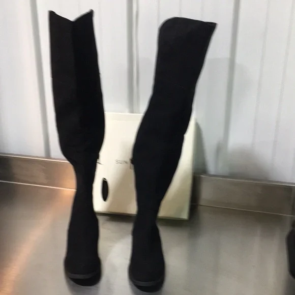 Sun + Stone Black Over-the-Knee Boots - Picture 3 of 5